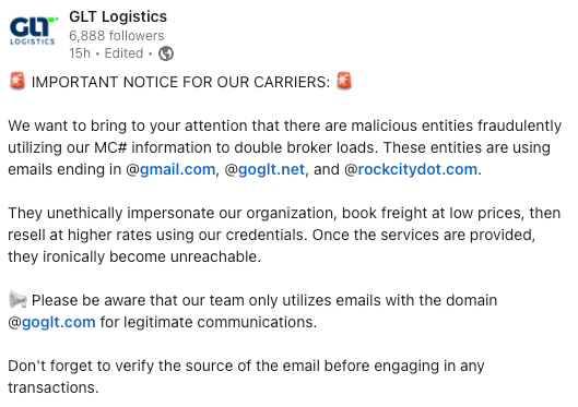 GLT Logistics & Maybach Get Hit By Scammers