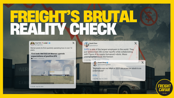 🎣 Freight’s Brutal Reality Check