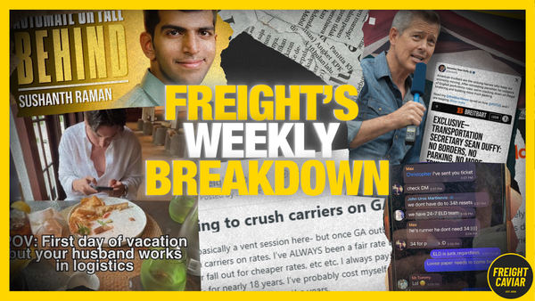 🎣 Making Trucking Great Again: This Week in Freight