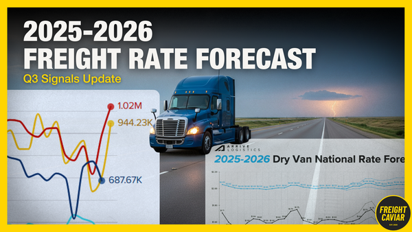 🎣  Van Spot Rates +6%?