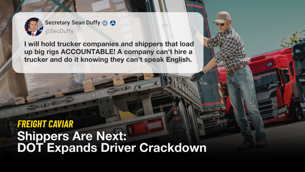 🎣 Shippers Face DOT Scrutiny