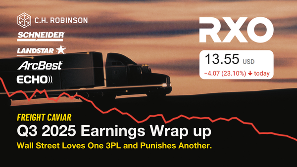 🎣 $RXO Falls 23%