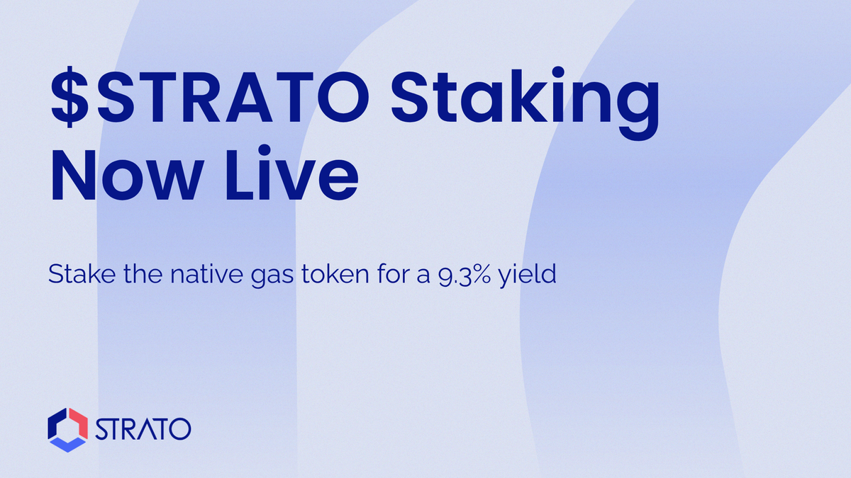 $STRATO Staking Is Live: What It Pays and How It Works