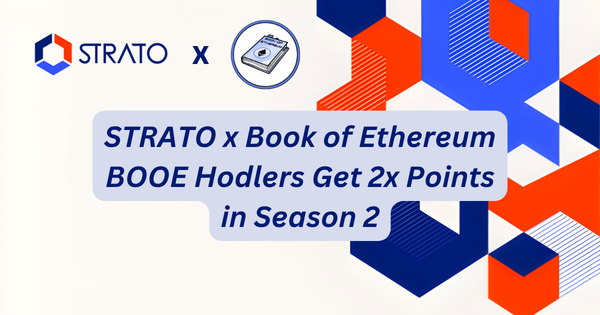 STRATO x Book of Ethereum: BOOE Holders Get 2x Points in Season 2