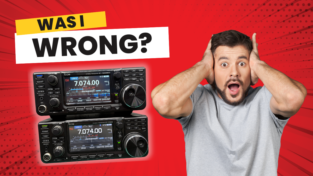 Was I Wrong About the IC-7300 MK2 Font Change? New Info & Close-Up Look