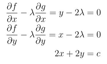The Method of Lagrange Multipliers