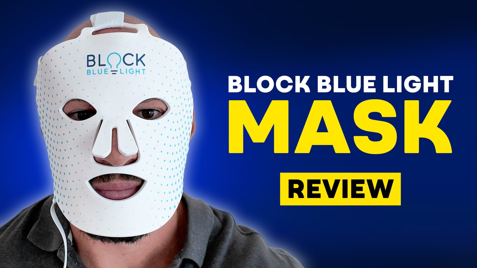 Block Blue Light LED Mask Review: Good, Despite ONE Issue
