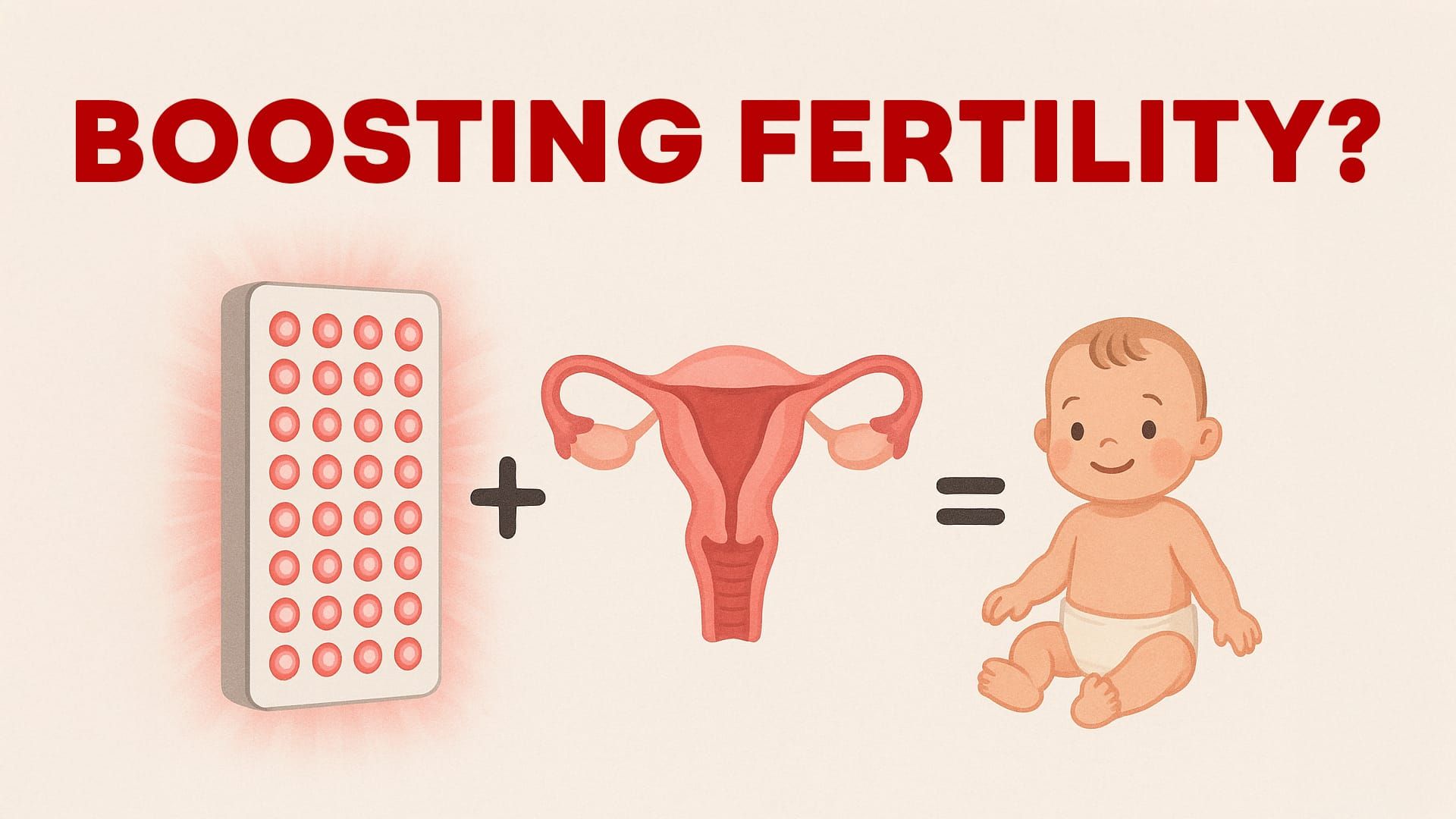 Can Red Light Therapy Boost Fertility? Science Explained