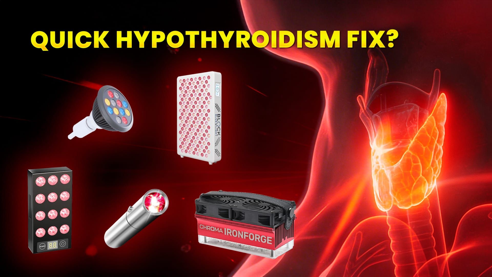 The BEST Red Light Therapy Device For Thyroid Health