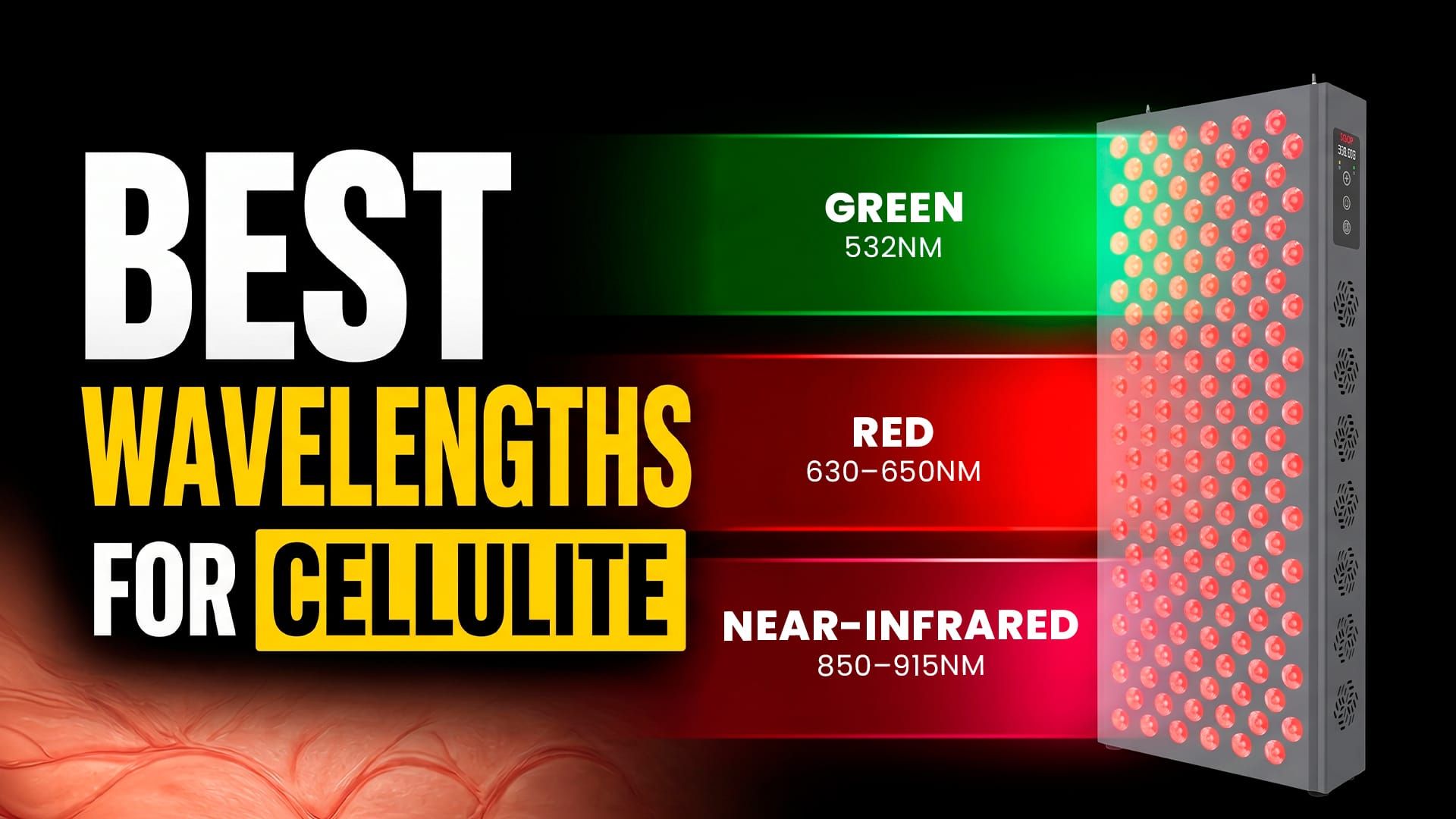 Red Light Therapy For Cellulite: Why Adding Green Helps