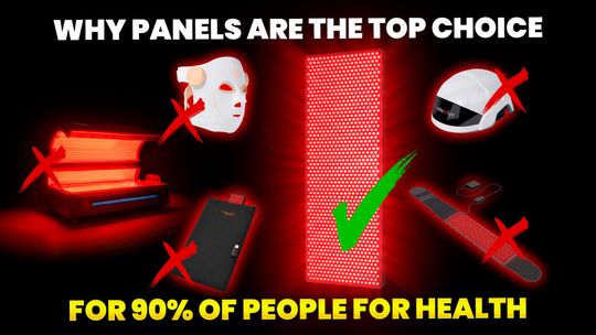 Why Red Light Therapy Panels WIN: Not Belts, Masks, Beds, Wraps & More
