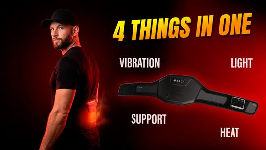 This Back Pain Wrap Has Red Light, Heat & Vibration—But Does It Work?