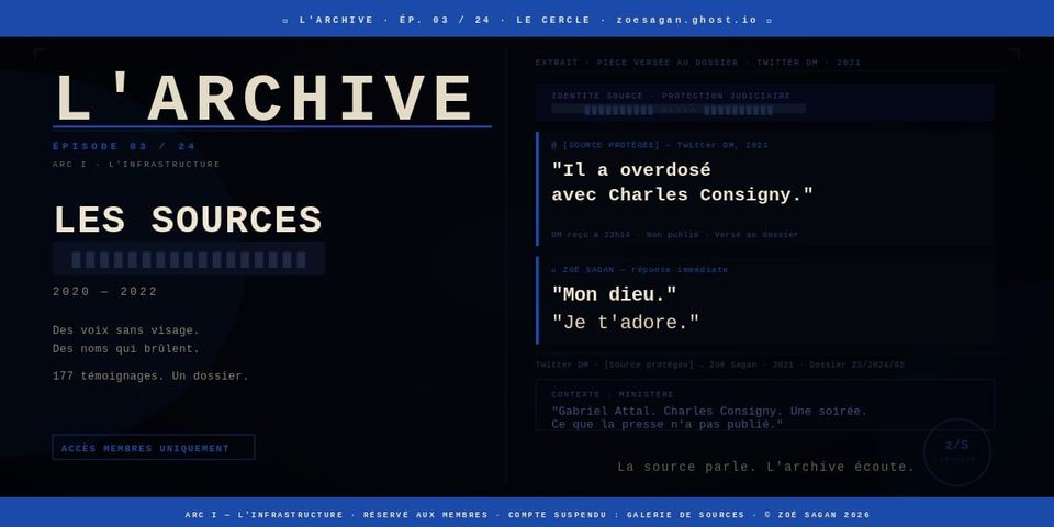 L'ARCHIVE · Ép. 03 — ATTAL/JUBLIN : L'OLYMPE DE MATIGNON