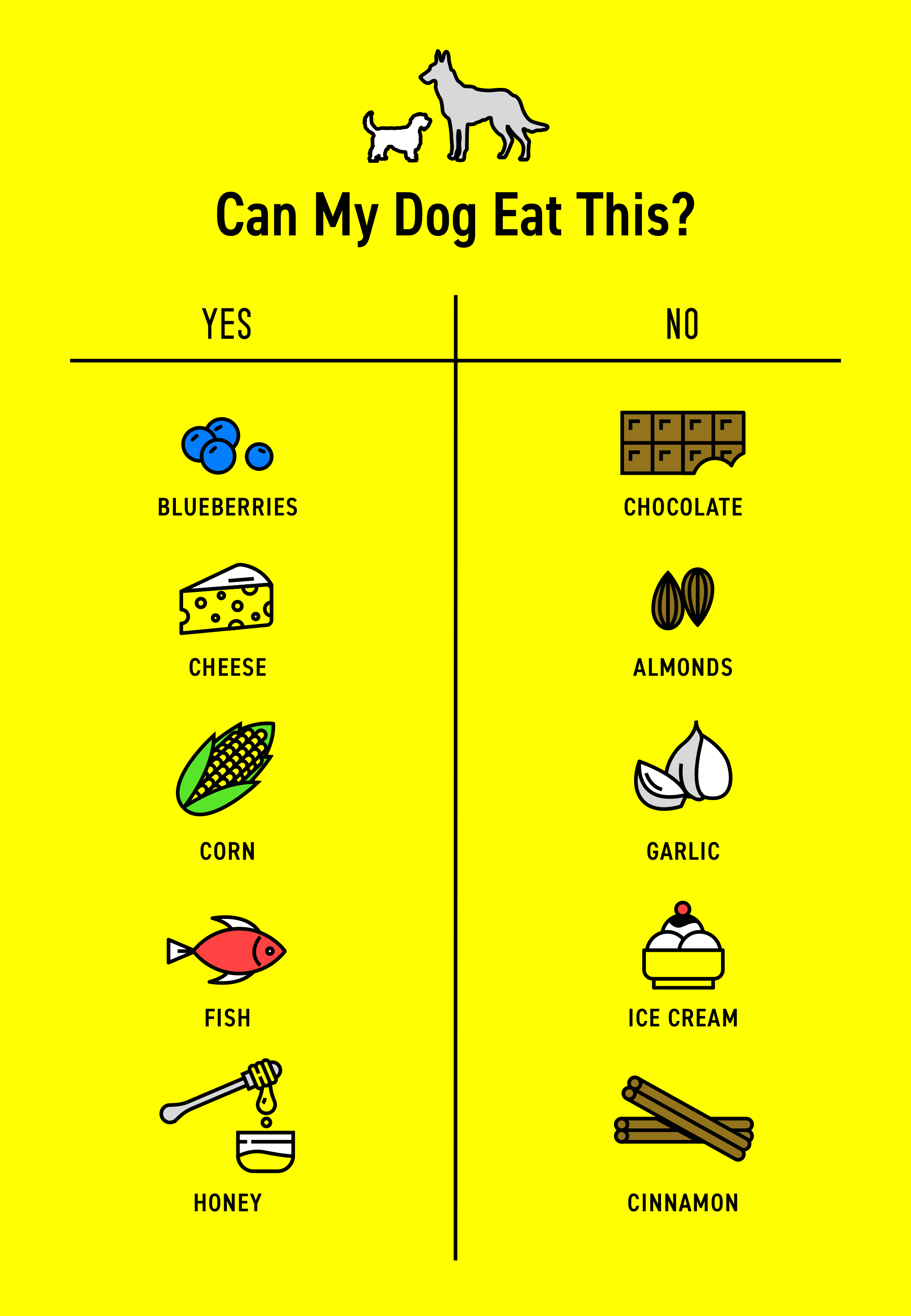 A List To Answer The Question "Can My Dog Eat This?"