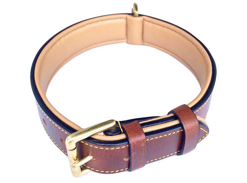 Padded Leather Collar
