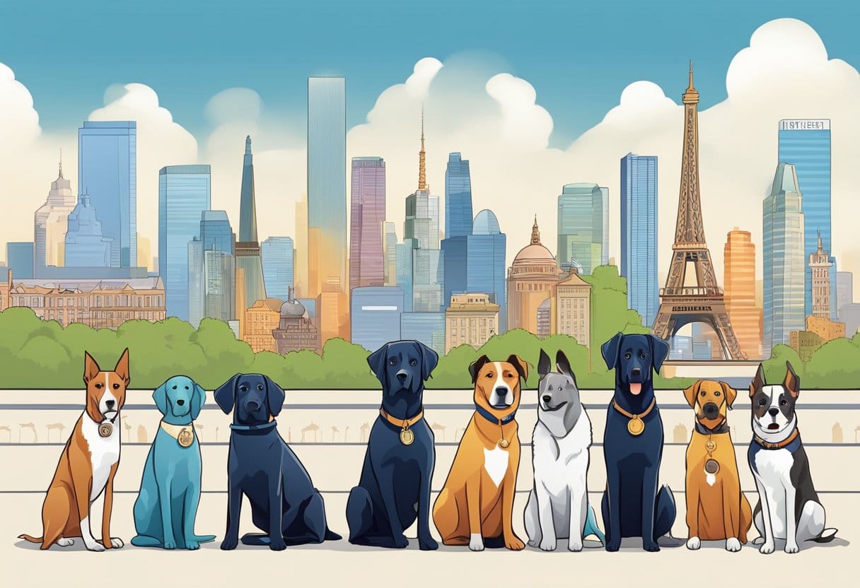 Dog Names Inspired by Cities