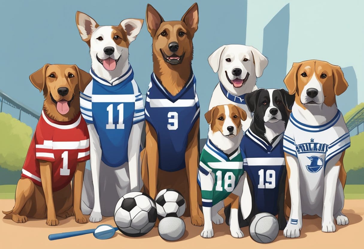 Sports-Inspired Dog Names