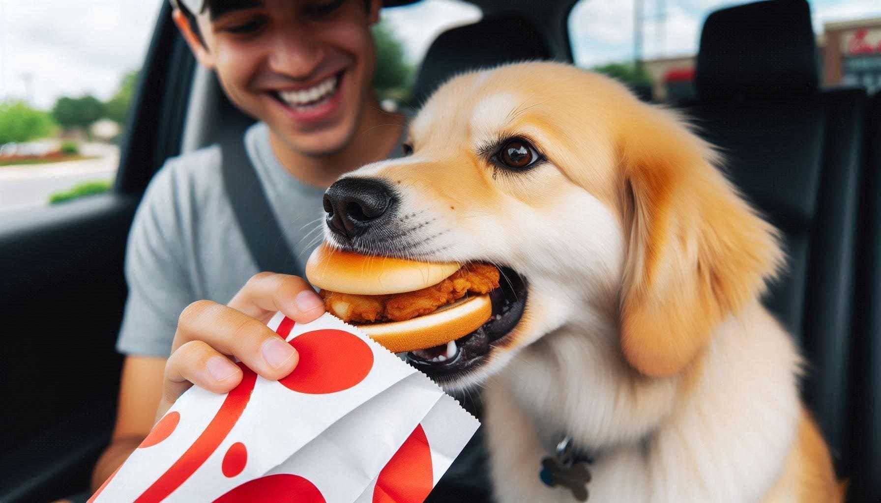 Dogs Eating Domino's Pizza