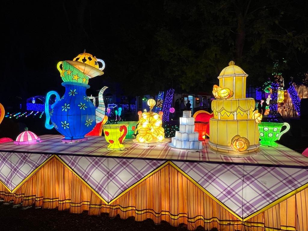 Down The Wonderland Lantern Rabbit Hole