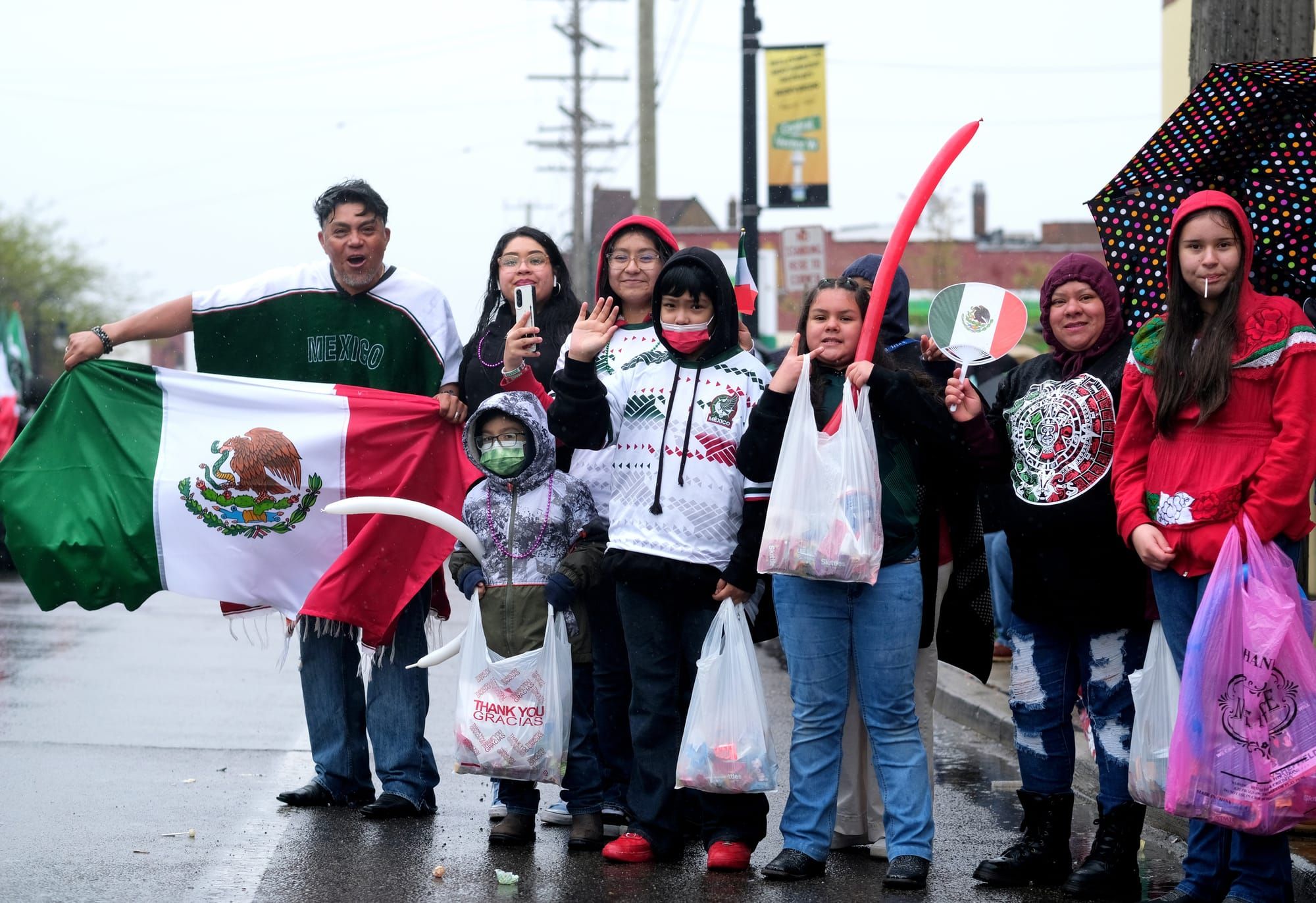 Detroiters Mark Cinco de Mayo Despite Rain, Cold, Politics