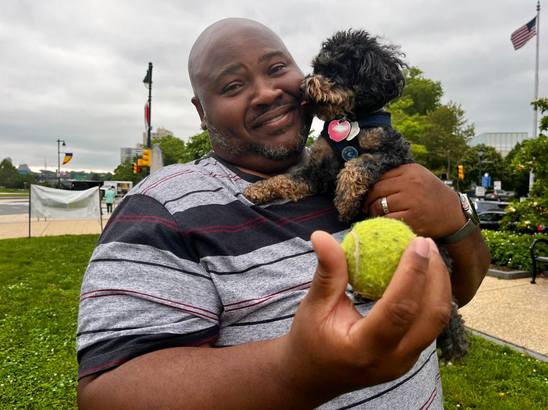 Drilling "In Des Lebens" in the Park