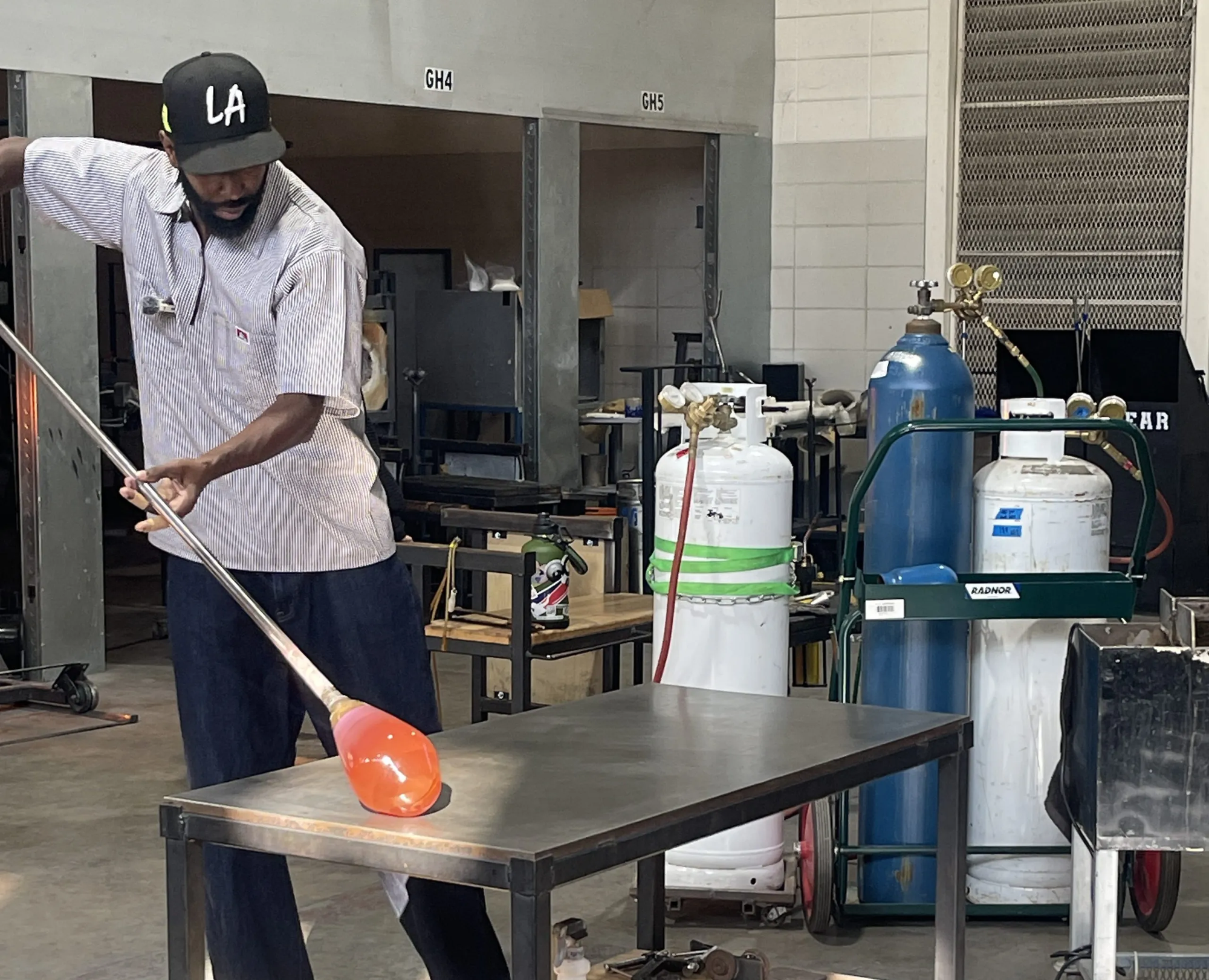 Cedric Mitchell Is The Maestro Of His Own Glassblowing Funk Concerto