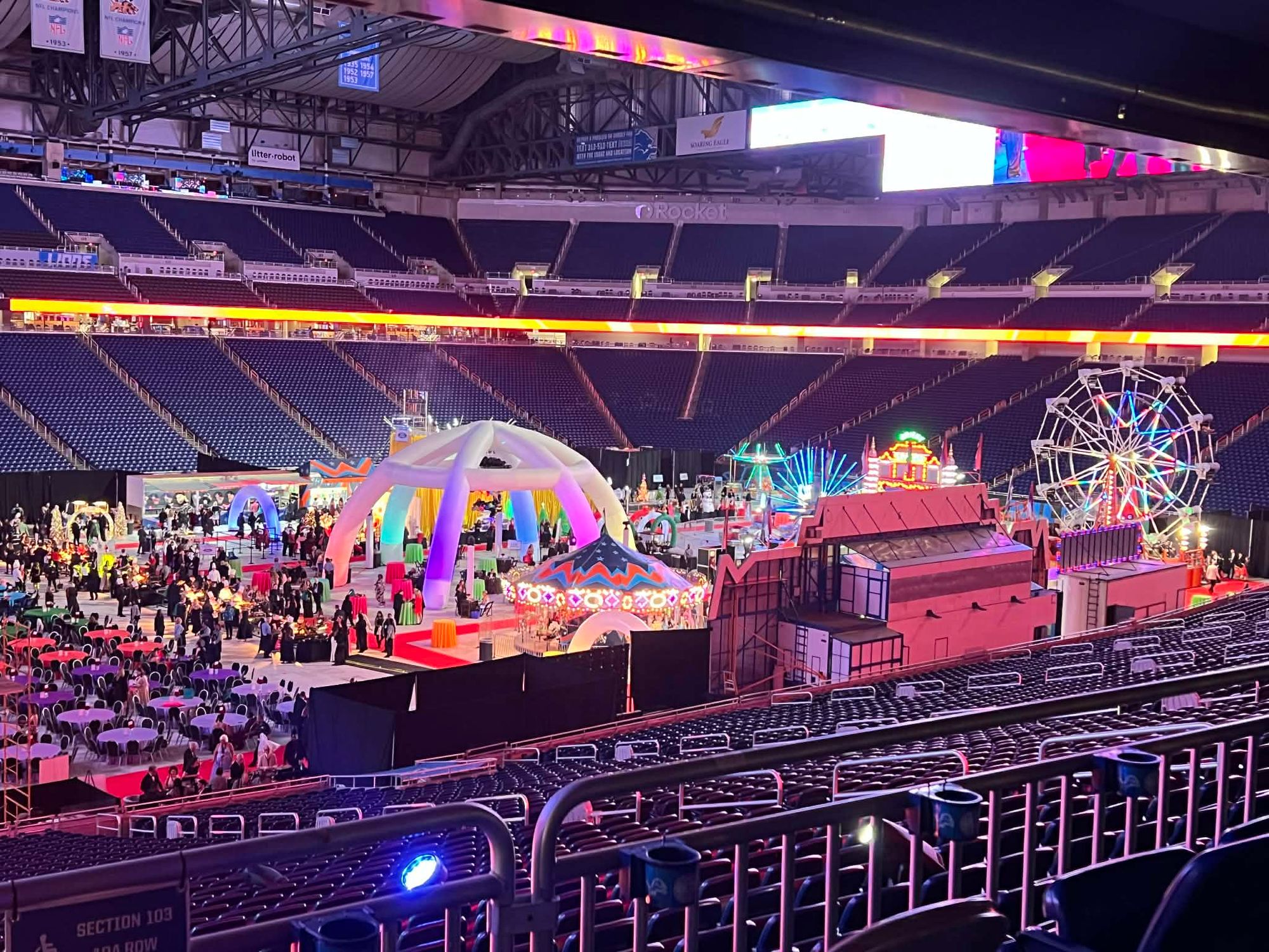 Carnival Meets Black Tie