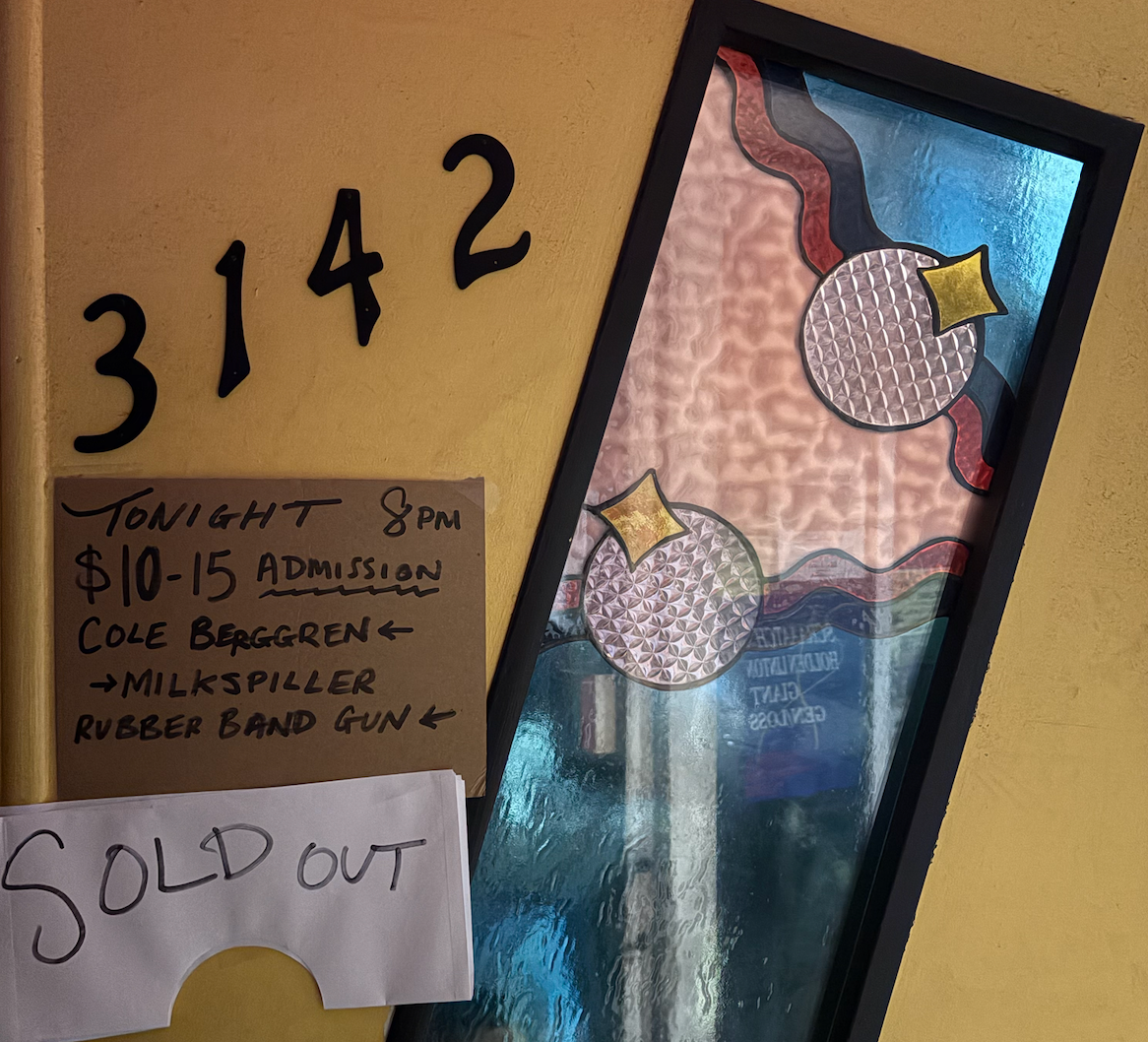 Squatting in Place with Rubber Band Gun