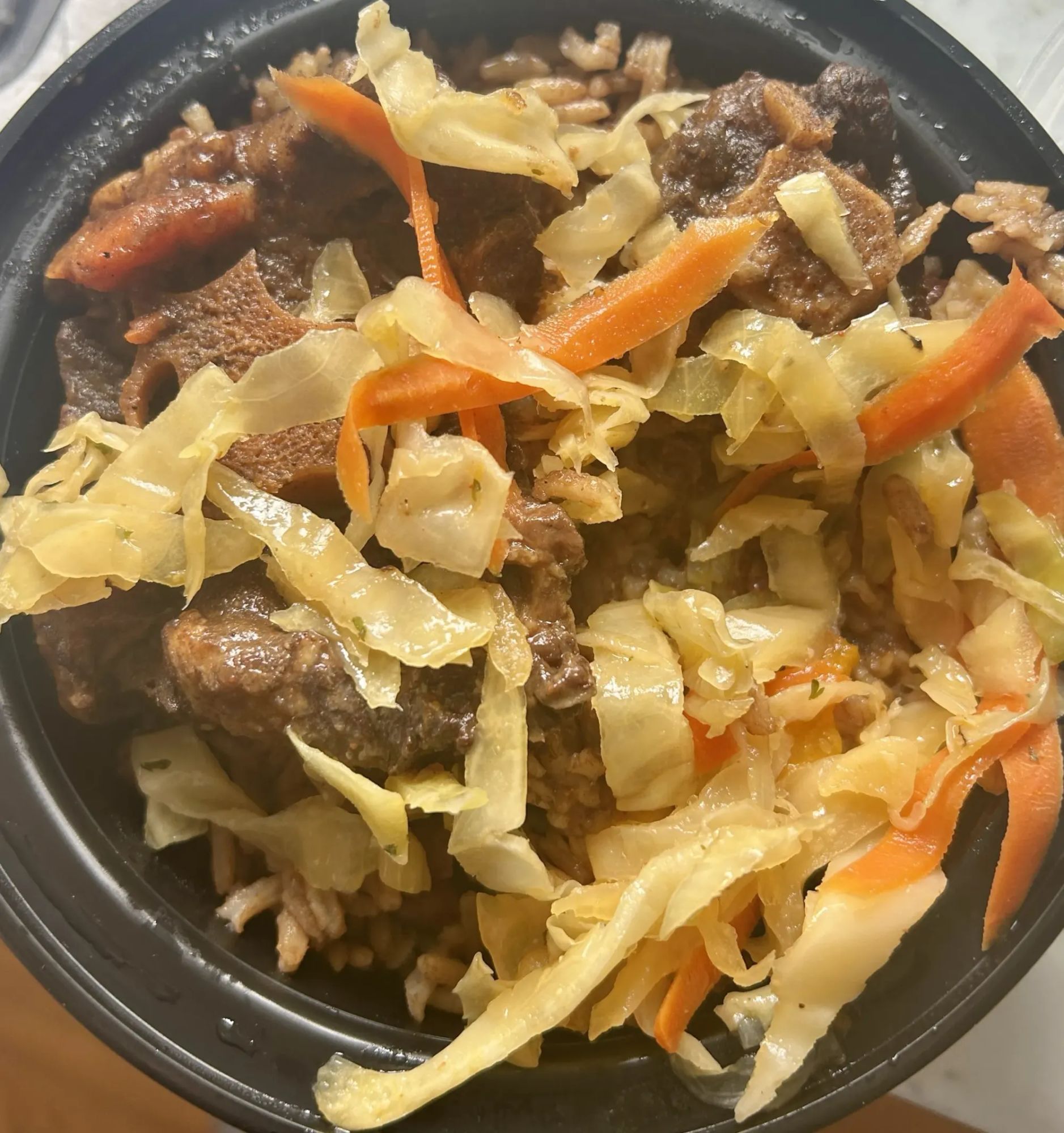 Today’s Special: Eulita’s Braised Oxtail With Rice And Peas