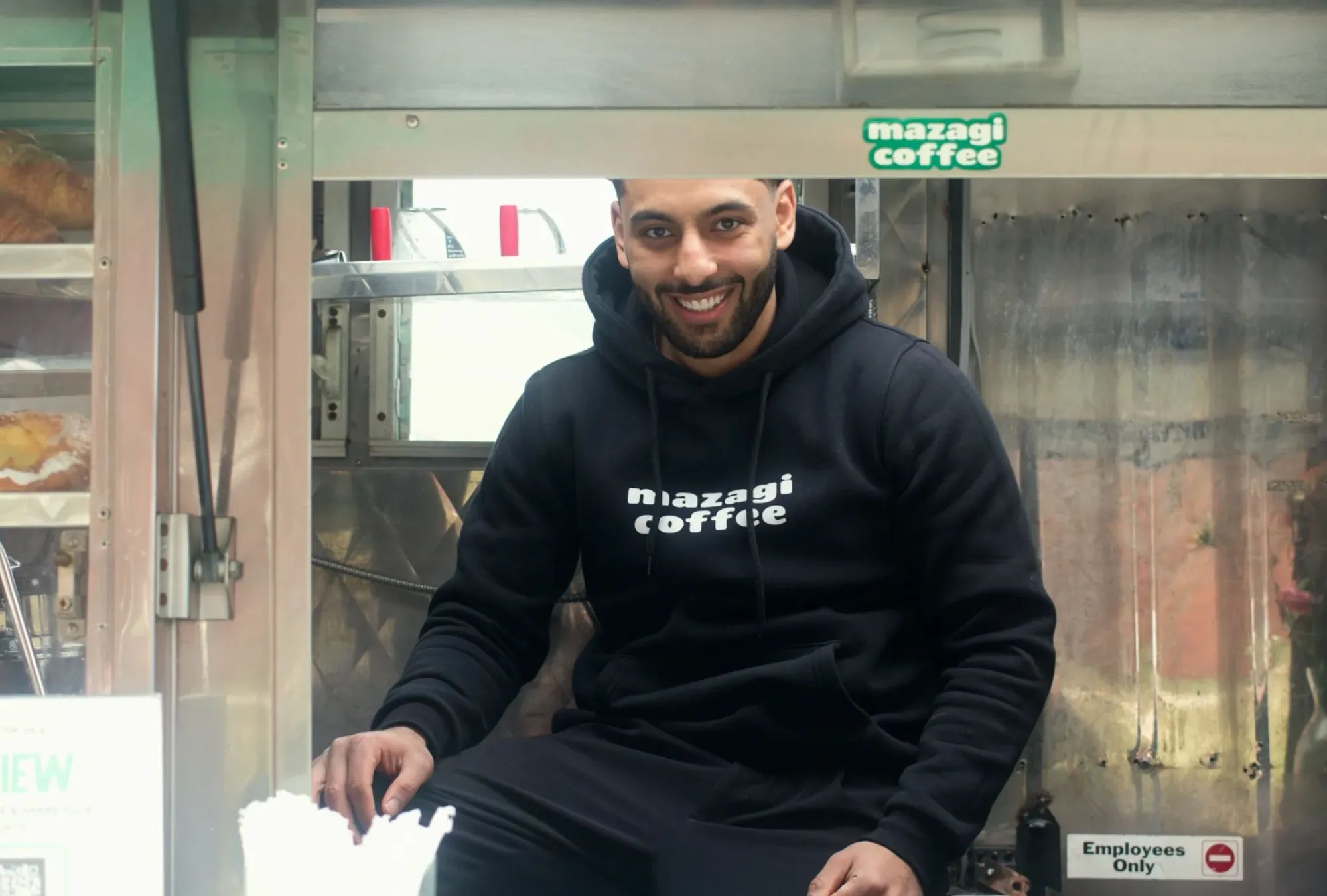 The Mazagi Man, & His Egyptian Coffee Cart, Save the Day