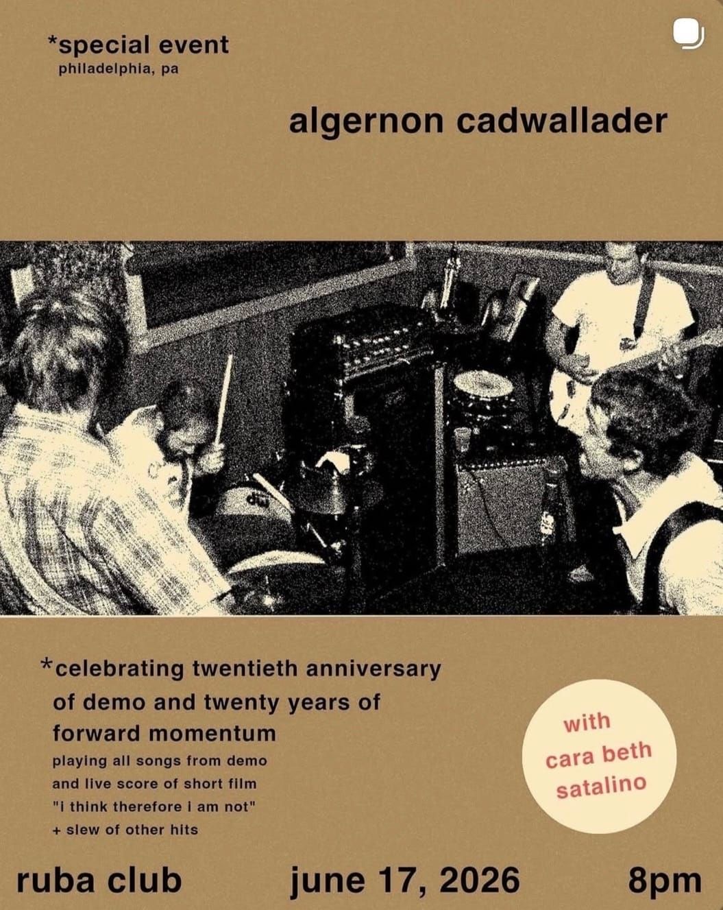Algernon Cadwallader Has Nothing To Prove