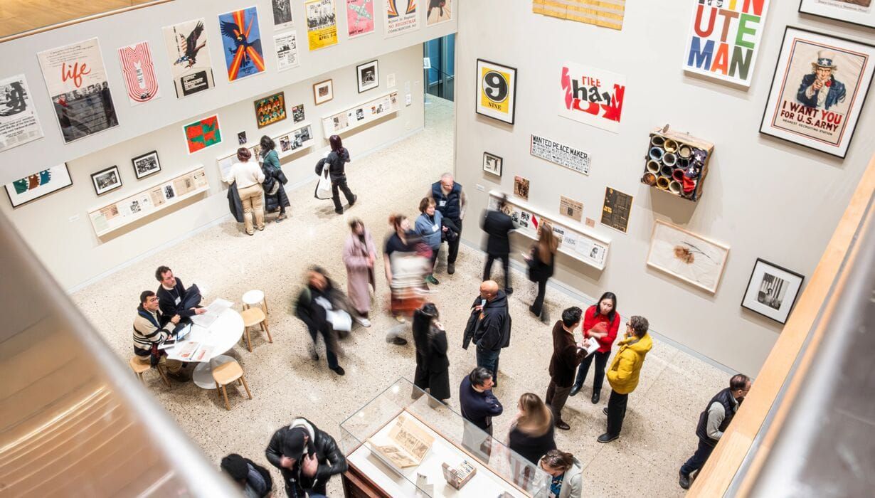 A Buffet of Protest Ephemera at UMMA’s “American Sampler”
