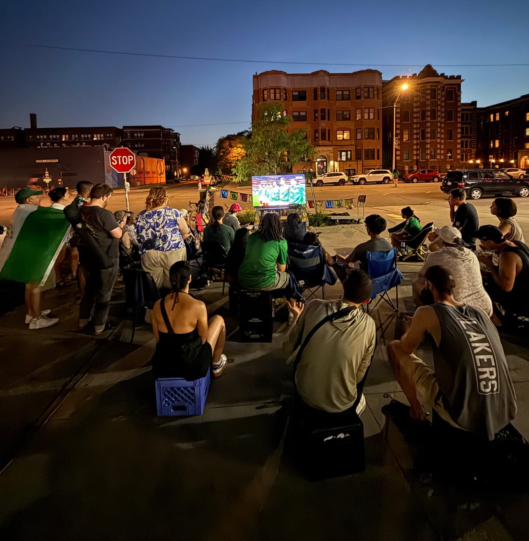 In a Liquor Store Parking Lot, the Cass Corridor Watches the World Cup