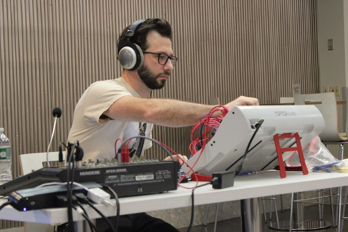 Double Bassist Breaks Out The Synthesizer