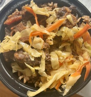 Today’s Special: Eulita’s Braised Oxtail With Rice And Peas