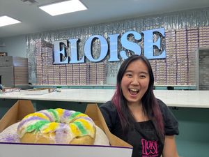 King Cakes And Bingo Ring in Mardi Gras Season