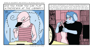 Checking Out The Library's Theremin