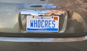 Vanity, Thy Name Is ... License Plate