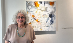 Abstract Artist Embraces Possibility
