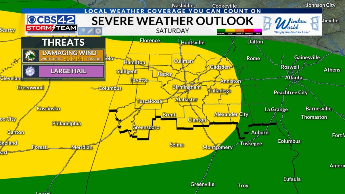 Alabama Faces Potential for Strong Weather this Memorial Day Weekend