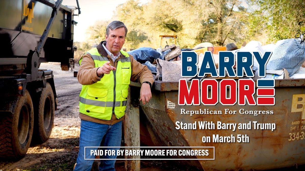 Rep. Barry Moore’s “D.C. Garbage” Ad Wins Prestigious Telly Award