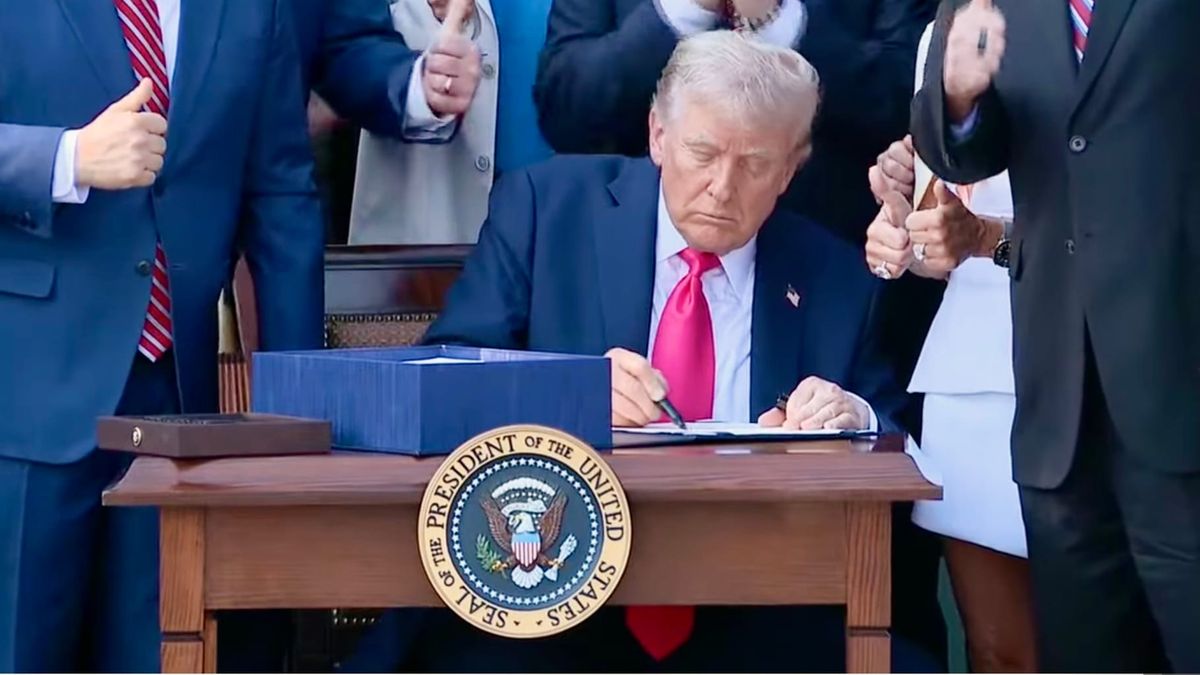 President Trump Signs “One Big Beautiful Bill” on July 4th