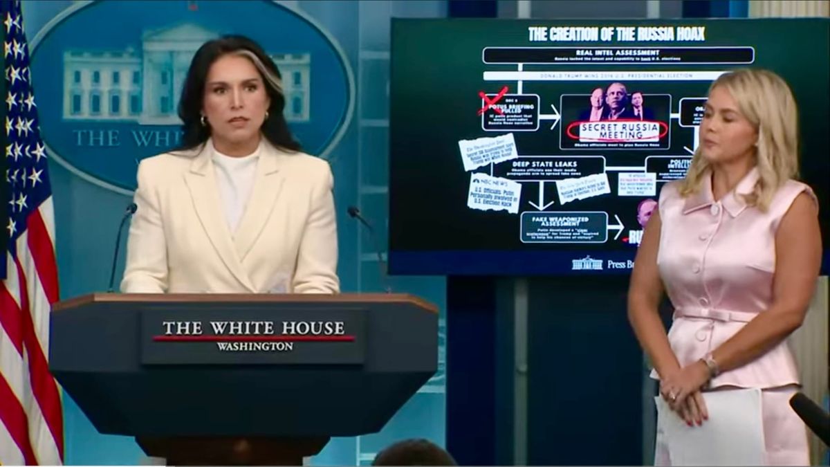 Gabbard Accuses Obama of Orchestrating “Russia Hoax” in Explosive Briefing