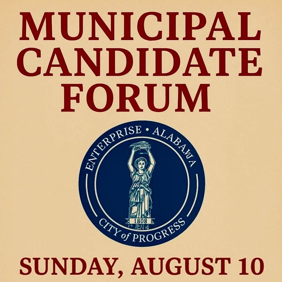 Enterprise Municipal Candidate Forum to be Held Sunday, August 10