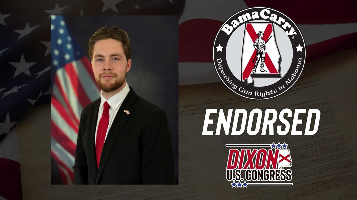 BamaCarry Endorses Case Dixon in Alabama 6th District Race