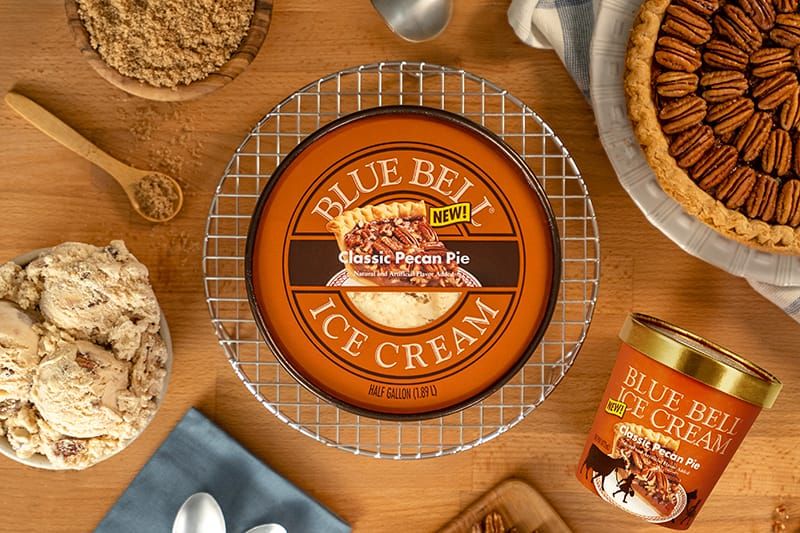 BREAKING: Blue Bell Serves Up New Flavor — Classic Pecan Pie Ice Cream Hits Shelves