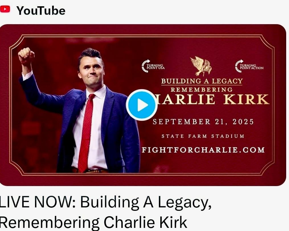 Live Now: the Charlie Kirk Memorial Service