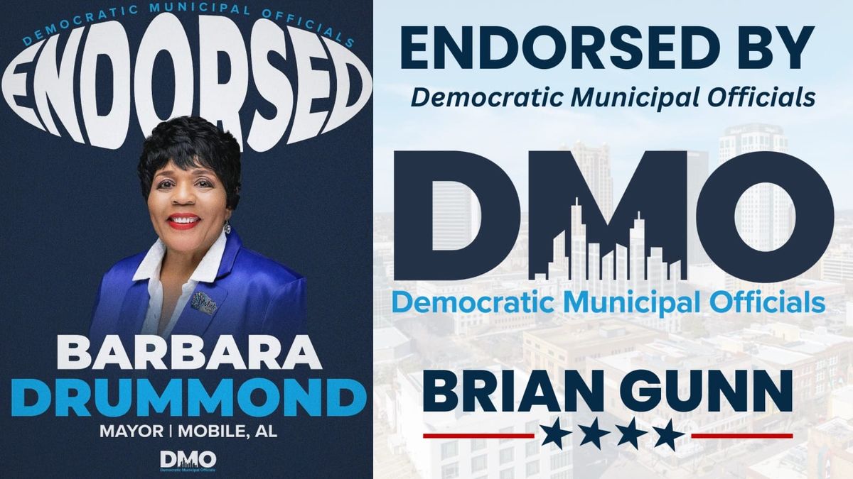 Democratic Municipal Officials Throw Support Behind Brian Gunn, Barbara Drummond in Birmingham, Mobile Races