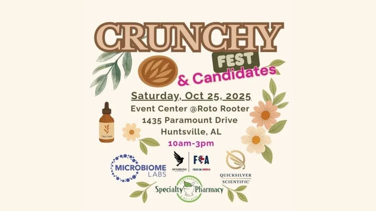 Focus on America CrunchyFest & Candidates coming October 25