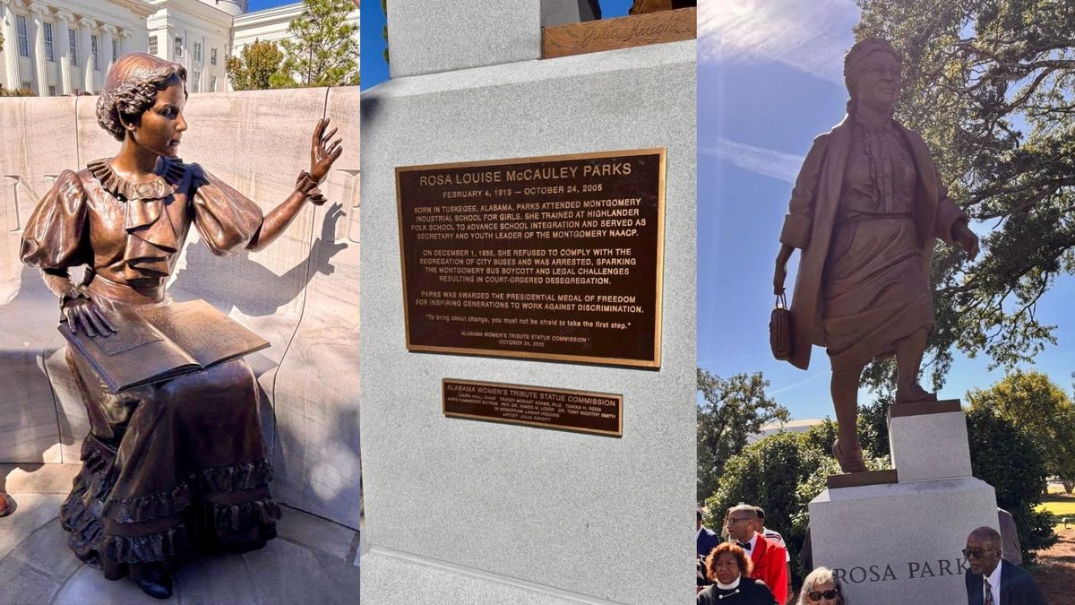 Statues of Rosa Parks, Helen Keller Placed at Alabama Capitol